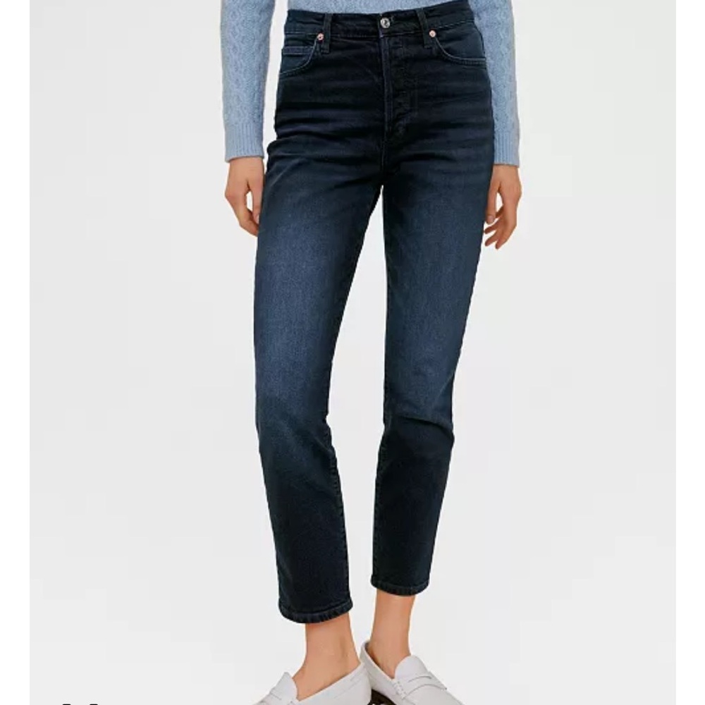 MNG Denim Mango Jeans Womens Gisele Dark Wash Skinny. Size 38/6 High Rise